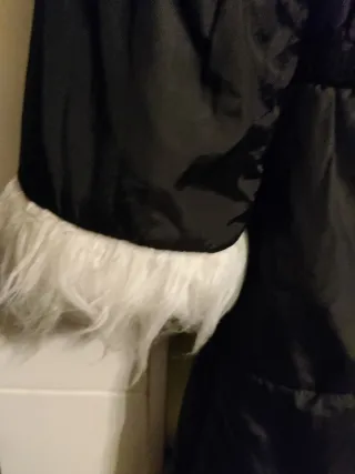 Abrigo Custo Barcelona Negro Multicolor