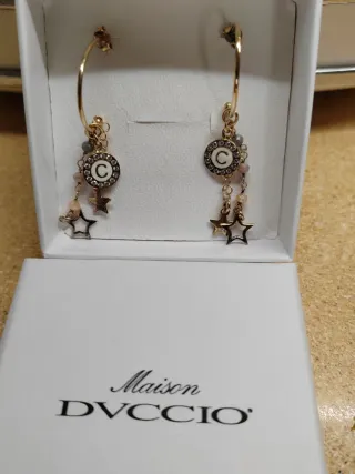 Pendientes Aro Plata 925 Baño Oro