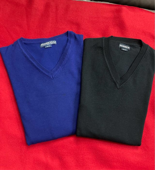 Set 2 Pullover Uomo Alcott Scollo V
