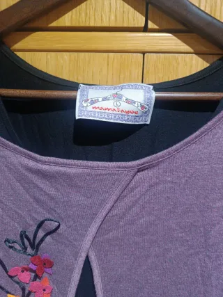 Vestido Mamatayoe Morado y Negro