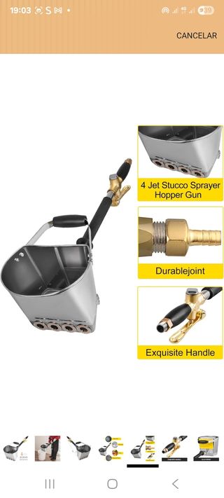 Pulverizador Cemento Mortero