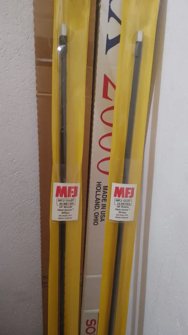 MFJ 1640T y 1610T Antenas HF + antena vertical