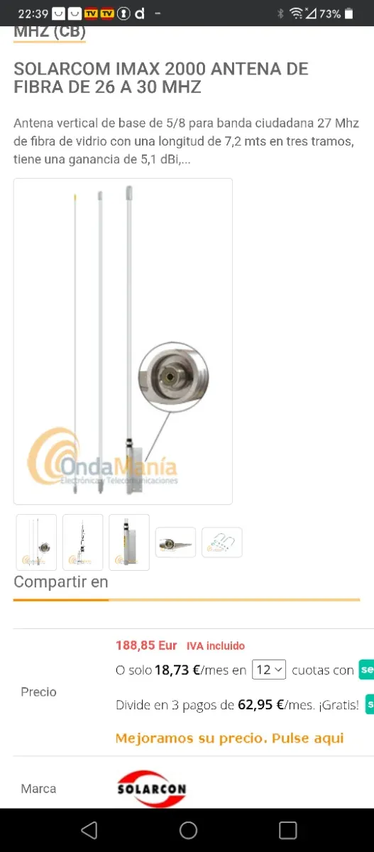 MFJ 1640T y 1610T Antenas HF + antena vertical