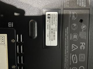 Ordenador portátil HP gris antiguo