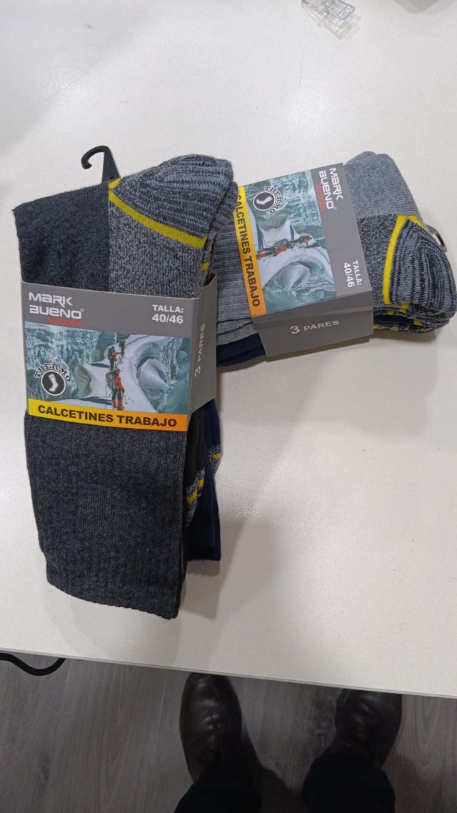 Calcetines Trabajo Térmicos MARK BUENO Lote 6 Pare