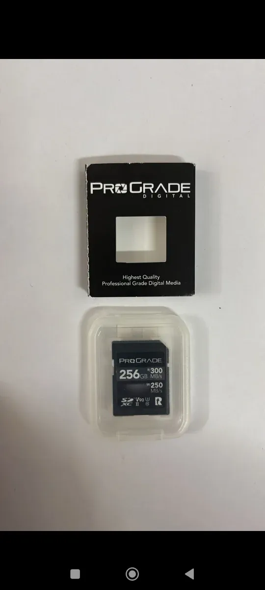 Tarjeta de memoria Prograde SDXC UHS-II de 256 GB