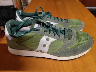 Zapatillas Saucony Talla 44 Verde y Blanco