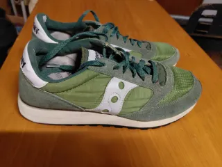 Zapatillas Saucony Talla 44 Verde y Blanco