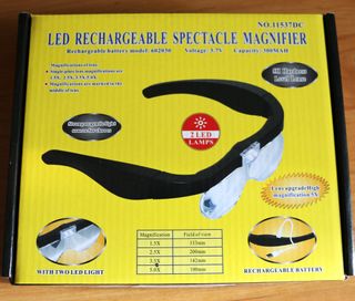 3 Lentes para gafas con lupa