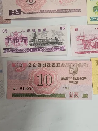 𝓝𝓤𝓕𝓘𝓛𝓐𝓡𝓣 lote de billetes asiáticos