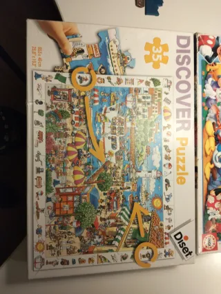 Pack 2 Puzzles Disney 1000 y 35 Piezas