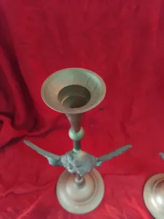 Antigua Pareja de Portavelas