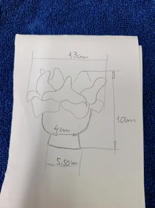 4 Tulipanes de Cristal
