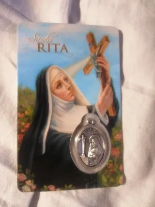 Medallas Santa Rita (2 unidades)