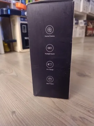 Mini proyector LED blanco