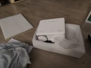 Mini proyector LED blanco