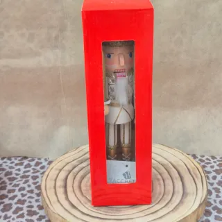 Schiaccianoci Vacchetti Bianco Oro Decorazione