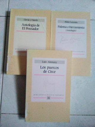 Lote de libros Biblioteca Básica Canaria