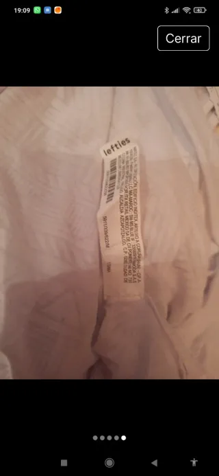 Vestido playero blanco talla grande