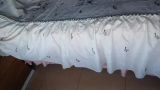 Cubierta de cama bordada 105