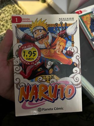 Naruto tomos 4,3 y 1