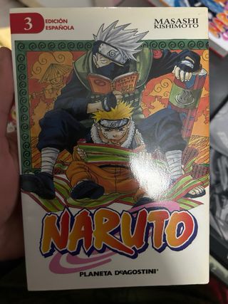 Naruto tomos 4,3 y 1