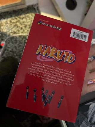 Naruto tomos 4,3 y 1