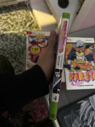 Naruto tomos 4,3 y 1