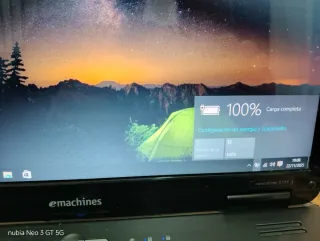 Portátil eMachines E725 Negro