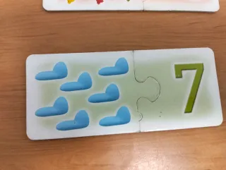 Tarjetas y Puzzle Pocoyó Números