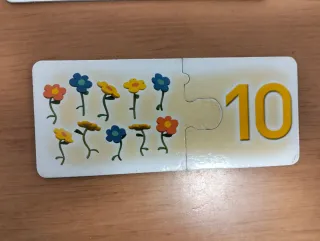 Tarjetas y Puzzle Pocoyó Números