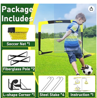 Portería Fútbol Happy Jump Jardín