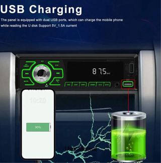 Radio Coche USB/TF/AUX-IN + APP