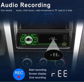 Radio Coche USB/TF/AUX-IN + APP