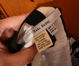 Falda Zara Plisada Estampada