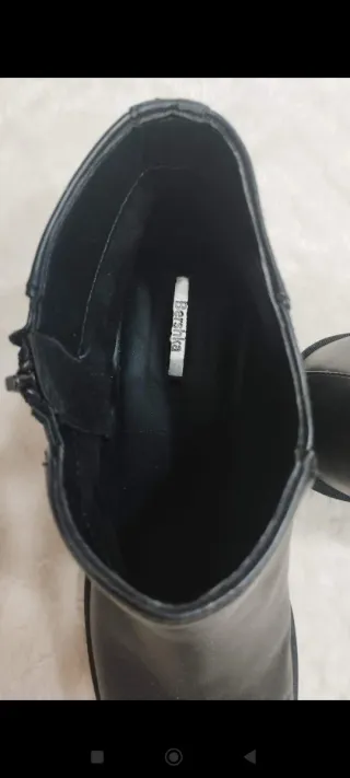 Botas negras Beska piel cómodas