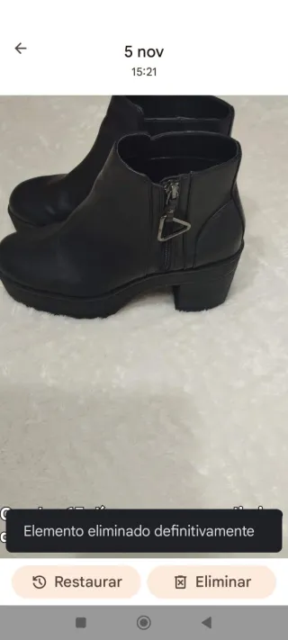 Botas negras Beska piel cómodas