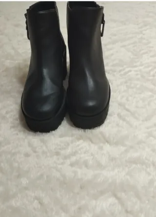 Botas negras Beska piel cómodas