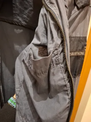 Chaqueta bomber azul