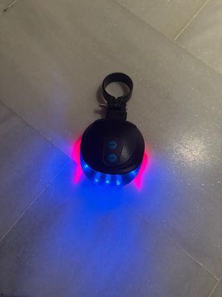 Luz trasera LED y láser para bicicleta