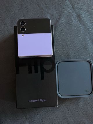 Samsung Galaxy Z Flip 4 Scatola Viola per ricambi