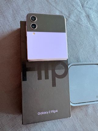 Samsung Galaxy Z Flip 4 Scatola Viola per ricambi