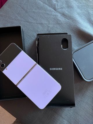 Samsung Galaxy Z Flip 4 Scatola Viola per ricambi