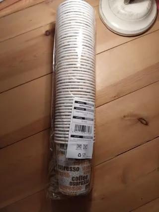 Vasos de papel para café (50 uds)