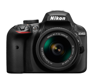 Cámara Nikon D3400 + Objetivo 18-55mm