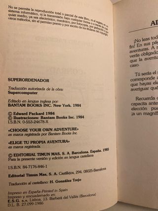 Superordenador (Elige tu propia aventura #23)