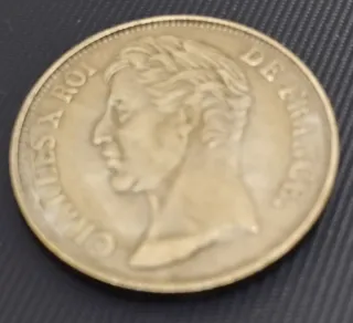 Moneta 2 Franchi Carlo X 1828