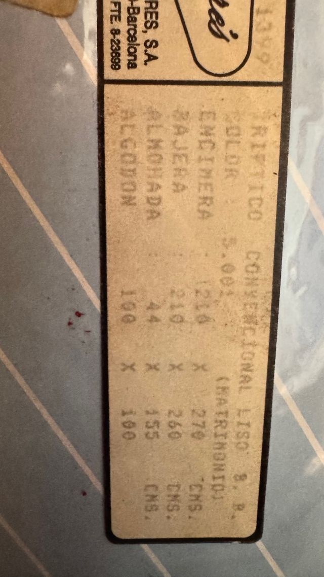 Juego de sábanas El Burrito Blanco 100% Algodón