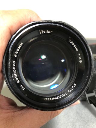 Cámara Canon T50 con 2 objetivos