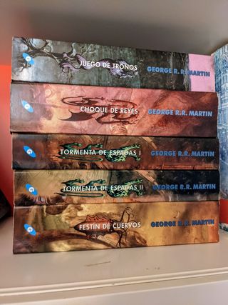 Cuatro vol. De Saga de Juego de Tronos